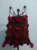 Morral artesanal de pompones